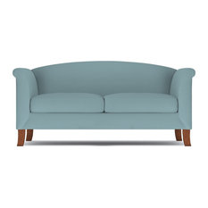 Albright Apartment Size Sofa, Cloud Velvet, 74"x34"x32"