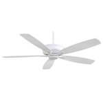 Minka Aire - Ceiling Fan in White with Not Applicable glass - Number of Bulbs: 0