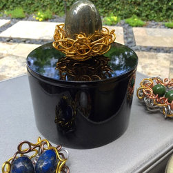 Gemstone Decor Boxes - Decorative Objects And Figurines