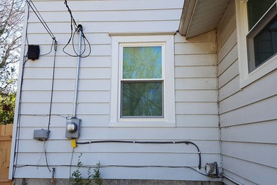 Eclectic exterior home photo in Other