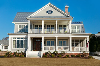 Example of a classic exterior home design in Raleigh