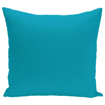 Solid Print Pillow, Turquoise, 26"x26"