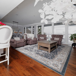 Logs End Wide Plank Engineered Walnut Flooring - Dunrobin, Ontario - Engineered Wood Flooring