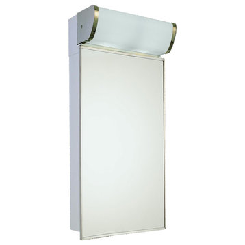 Deluxe LED Series Medicine Cabinet, 16"x33.25"