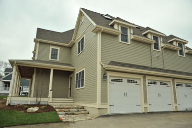 Inspiration for a timeless exterior home remodel in Boston