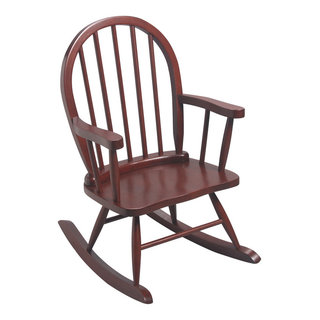 Wooden Rocking Chair Colonial and Traditional Super Comfortable Cushion  (Honey Finish)