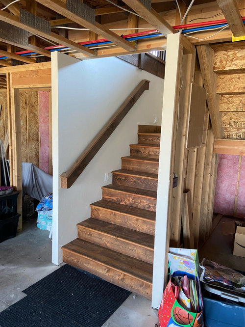 Help with design of door at bottom of basement stairs!!