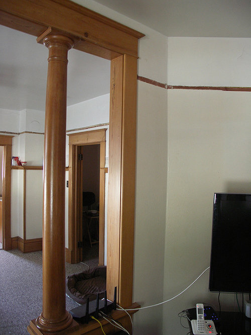 Best way to darken wood trim