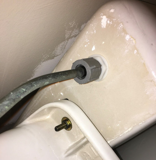Slight toilet leak any advice?