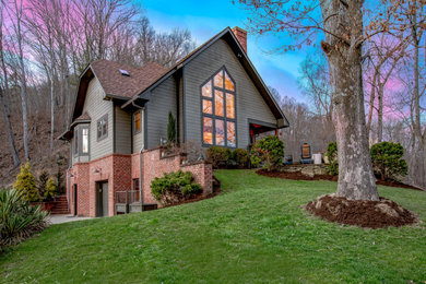 Example of a classic exterior home design in Other