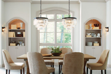 Inspiration for a dining room remodel in New York