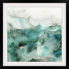 "Mint Bubbles I" Black Framed Art Print, 38"x38"x1"
