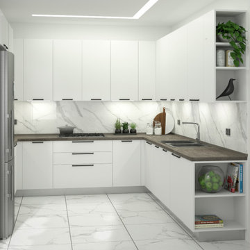 CUCINA A U DI 12 MQ