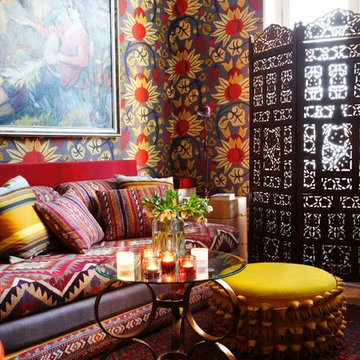 A colorful home in a 1902 apartment building