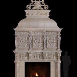 The Devon Mantel & Overmantel - Tartaruga Design - Indoor Fireplaces