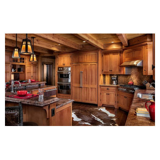 Alpine Ski Home - Rustic - Kitchen - Burlington - by Randy Trainor | Houzz