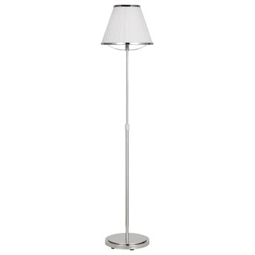 Ralph Lauren Esther 1-Light Floor Lamp LT1141PN1, Polished Nickel