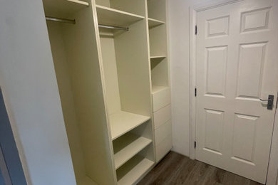 Ivory walk in wardrobe