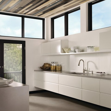 Moen Indi Spacious Modern Galley Kitchen