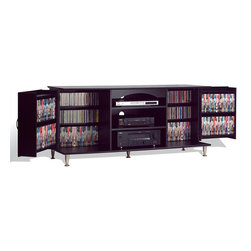 Prepac 60" Premier Plasma TV Stand in Black - Entertainment Centers And Tv Stands