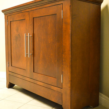 Automated TV Lift Cabinet in Solid Cherry (The Richmond)