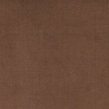 Brown Corduroy Thin Stripe Upholstery Velvet Fabric By The Yard