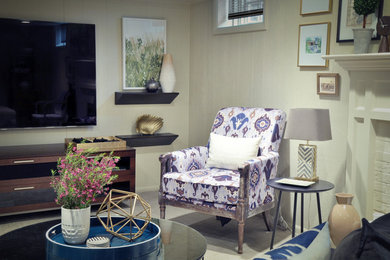 Inspiration for a timeless home theater remodel in DC Metro