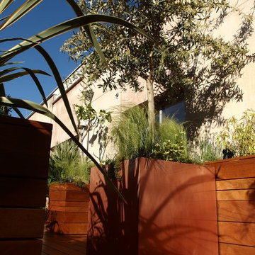 Terrasse bois & cuivre