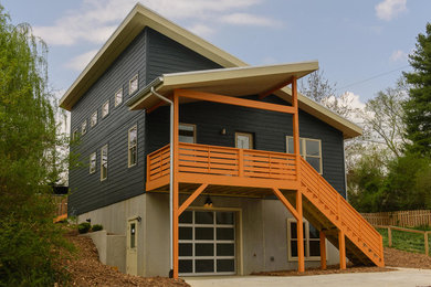 Inspiration for a contemporary exterior home remodel in Other