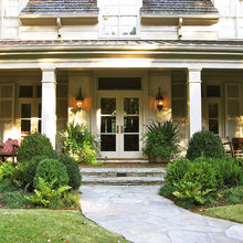 pots by front door