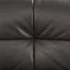 Furniture of America Onta Contemporary Faux Leather Accent Armless Chair in Gray