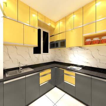 Modern kitchen designs by The Artwill Interior