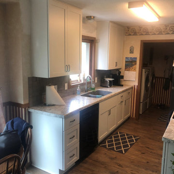Modern Kitchen Transformation Done in a Classic White