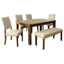 Transitional Dining Sets by Solrac Furniture