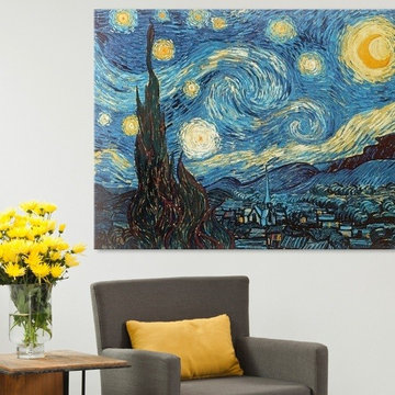The Starry Night, Vincent Van Gogh