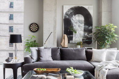 Living room - living room idea in Austin