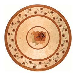 Oshkosh Designs Bellarosa Inlay Medallion - Hardwood Flooring