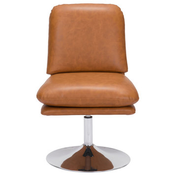 Miller Accent Chair Brown, Brown