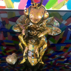 Tracey Keller Bronze Bee Sculptures - Sculptures
