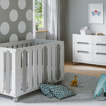 Pebble Gray Polka Dots