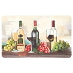 Mohawk - Mohawk Home Dri- Pro Comfort Mat Rofino Wine Trio, 1' 6"x2' 6" - Care and Cleaning: Clean with vacuum or shake out. Spot clean as needed.