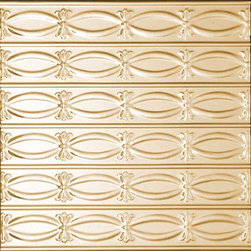 0303 Tin Ceiling Tile - Classic - RIBBONS-N-BOWS - Ceiling Tile