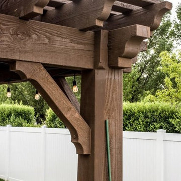 Stunning Surprise on Massive 8 Post Pergola