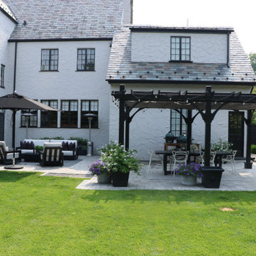 Brussels Tumbled Patio & Pergola