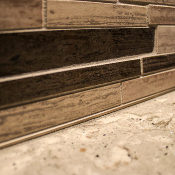 Cream Kitchen with Rushbrooke Eternia Quartz and Barn Doors