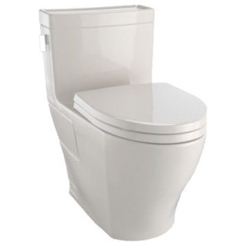 TOTO MS624124CEFG Legato 1.28 GPF One-Piece Elongated Toilet - Cotton