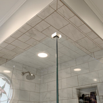 Black and White Cincinnati Bathroom Remodel