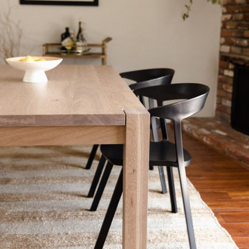 'Nova' White Oak Custom Dining Table