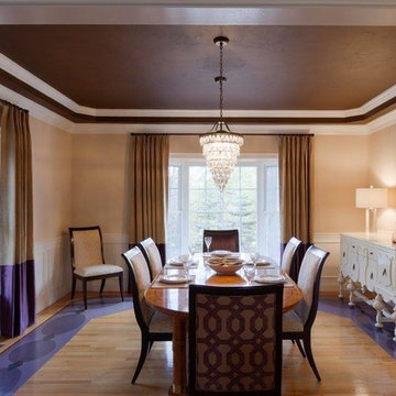 Dining Room With Rich Accents