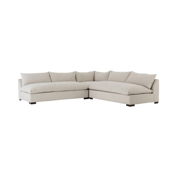 Grant 3-PieceSectional-Ashby Oatmeal